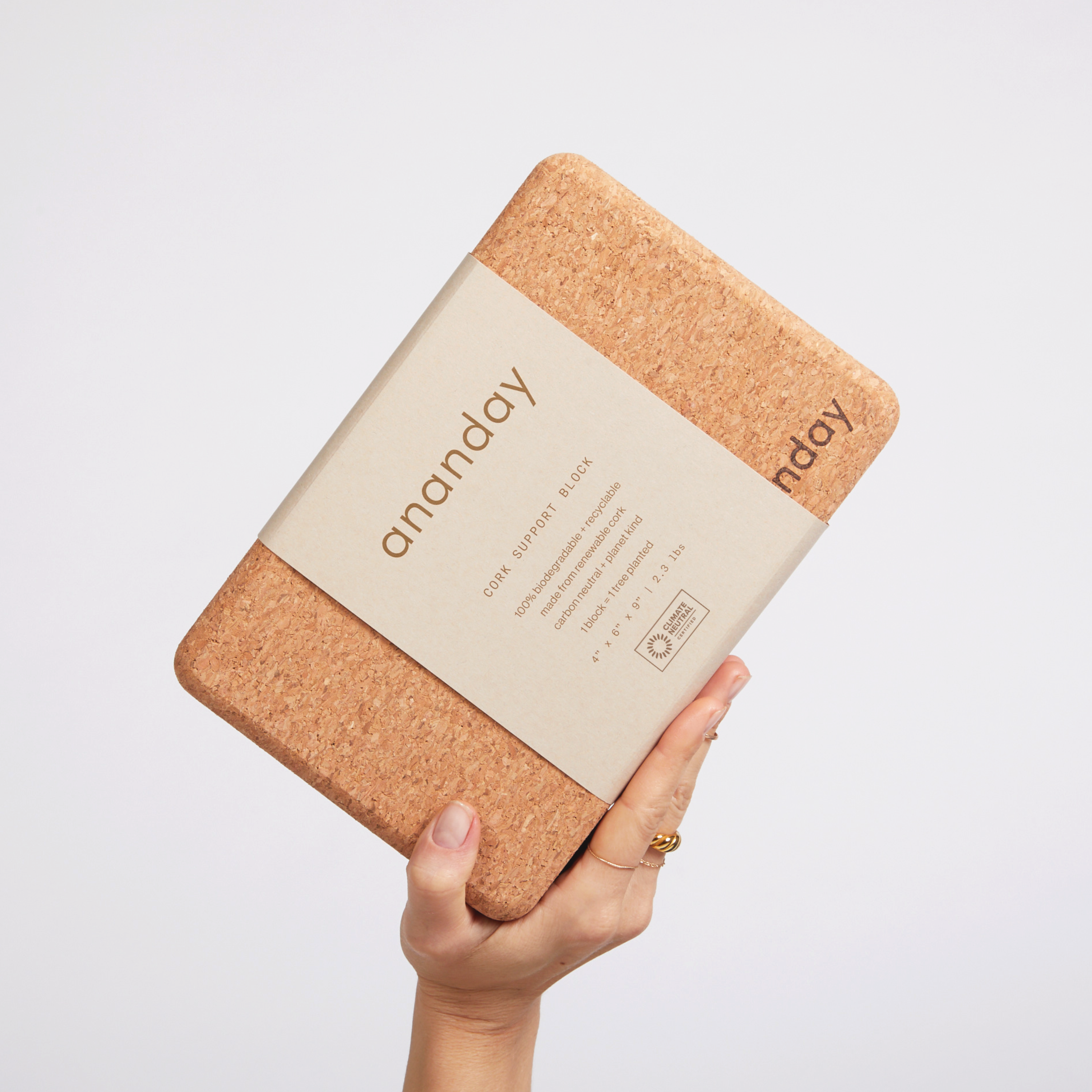 Ananday - Wholesale Yoga Block/Bolster - Cork Yoga Block2