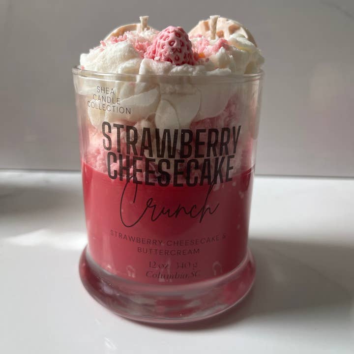 Vela de Tarta de Queso con Crujiente de Fresa para venta al por mayor de 11Twenty3