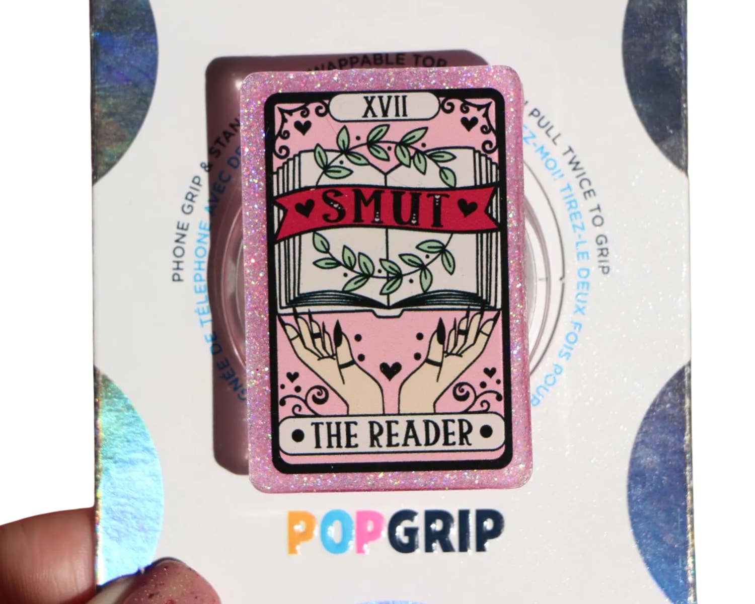 Ivy Resin Shop LLC - Wholesale Phone Grip - Smut Romance Reader Tarot Card Grip