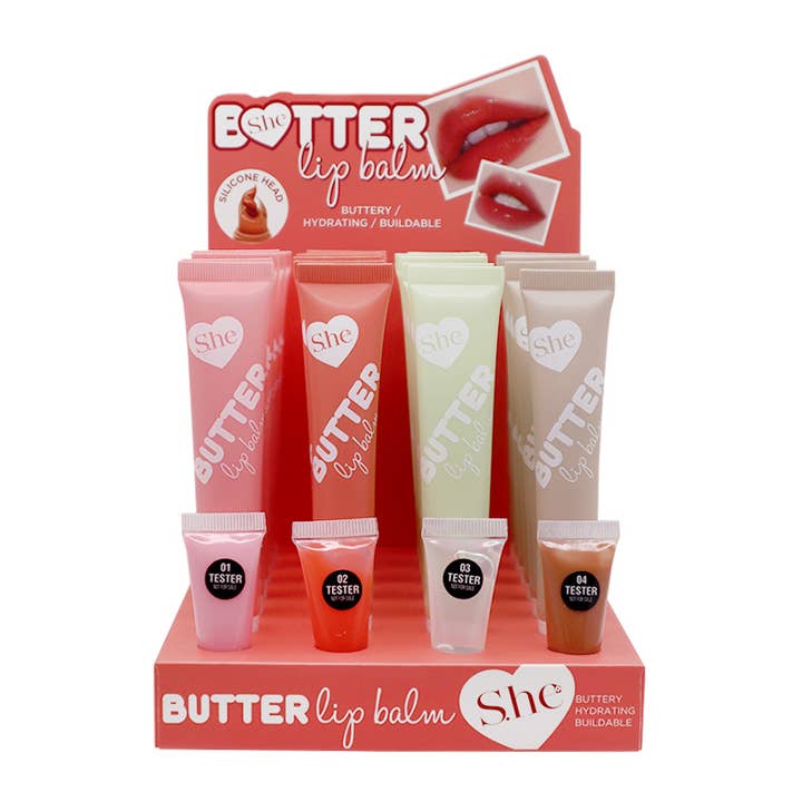 PINEAPPLE Beauty - Wholesale Lip Balm - Makeup She LB1069 Butter Lip Balm - 24
