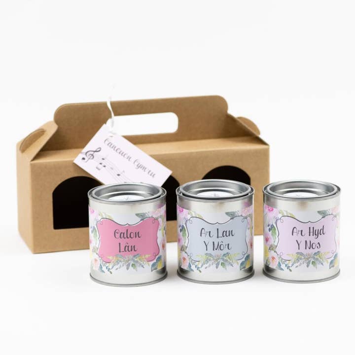 Welsh Songs Candle Gift Set for wholesale by Little Bit Different