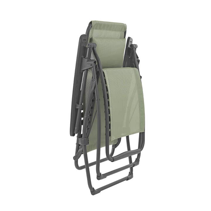 Greenwestons - Wholesale Folding Chair - Zero Gravity Recliner - Basalt Steel Frame - Moss Fabric1