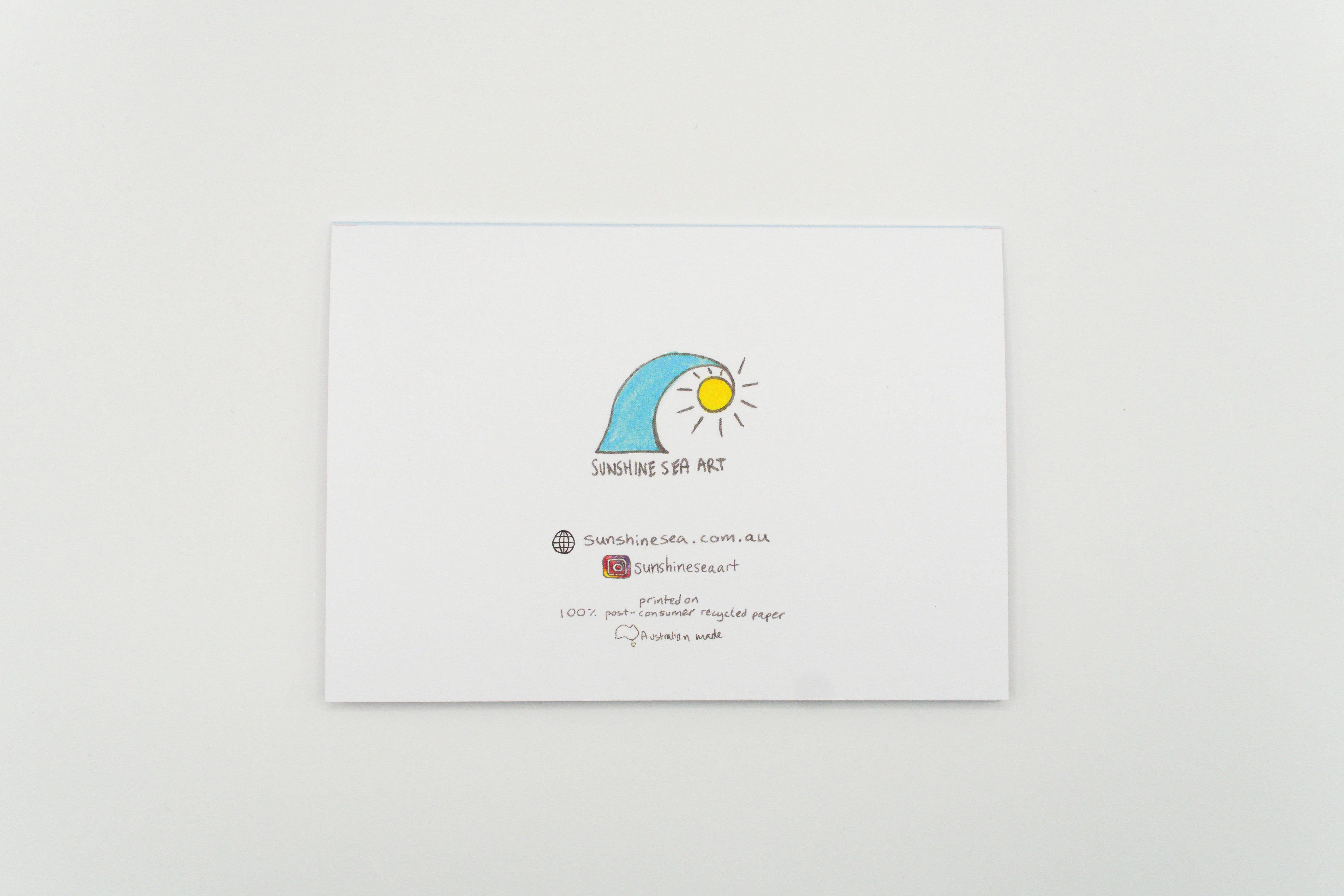 Sunshine Sea Art - Wholesale Birthday Card - Fish Card | Australia Greeting Card | Aqua Card | Ocean Card1
