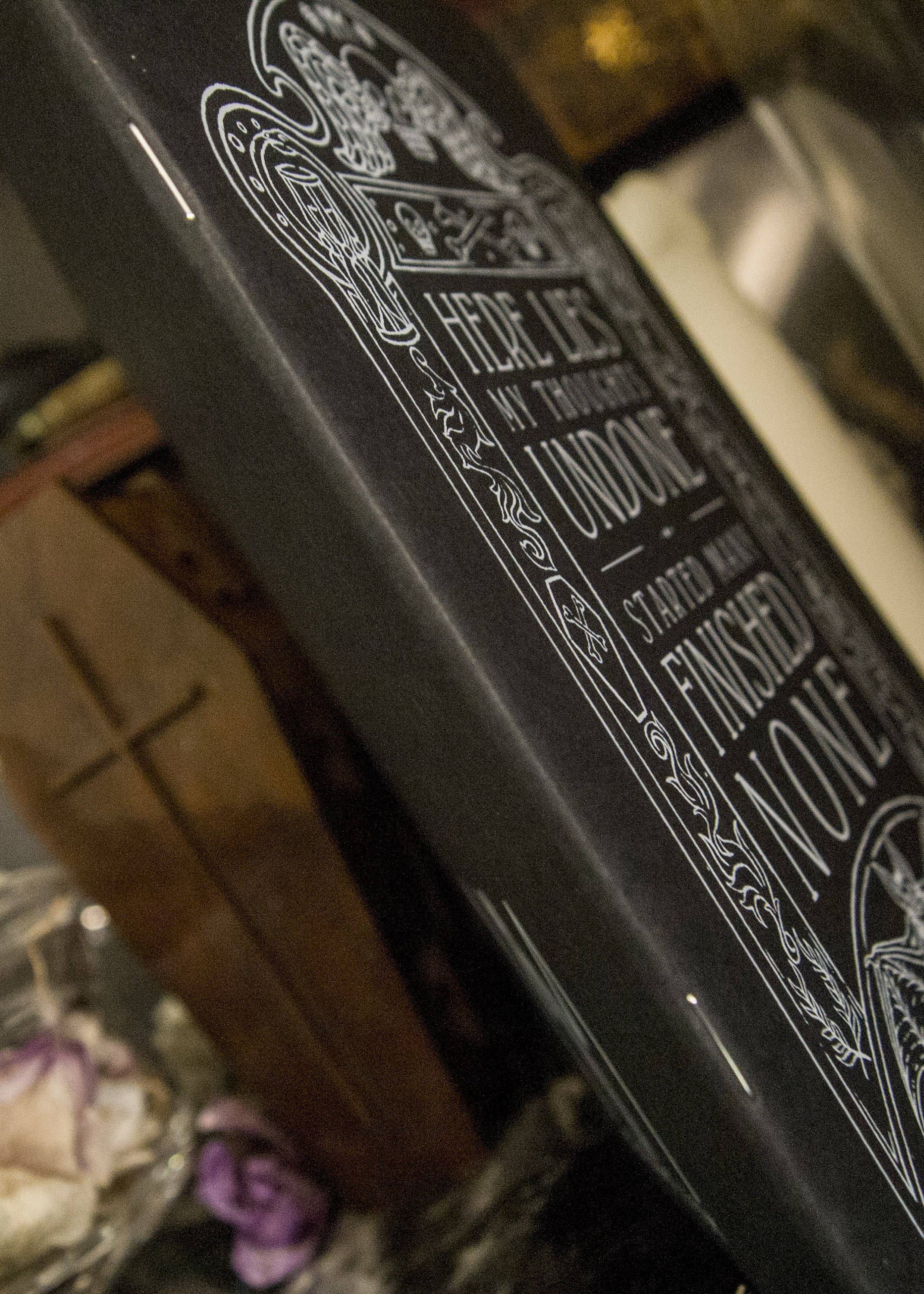 Meagan Meli Illustration - Wholesale Notebook - Gravestone Sketchbook4