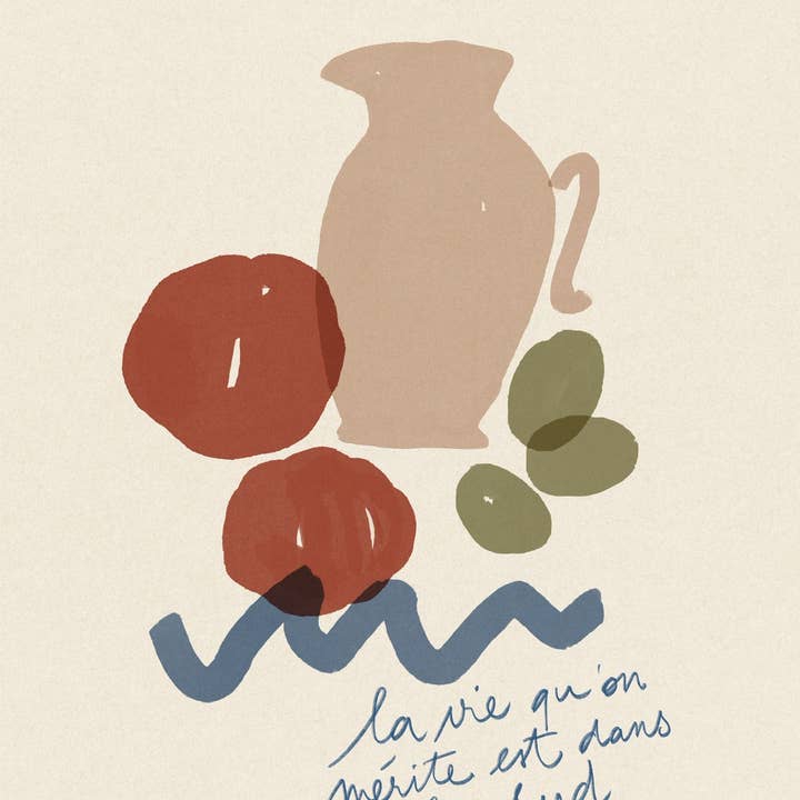 Sacrée Frangine - Wholesale Art Print - Art Print - Le Sud 01