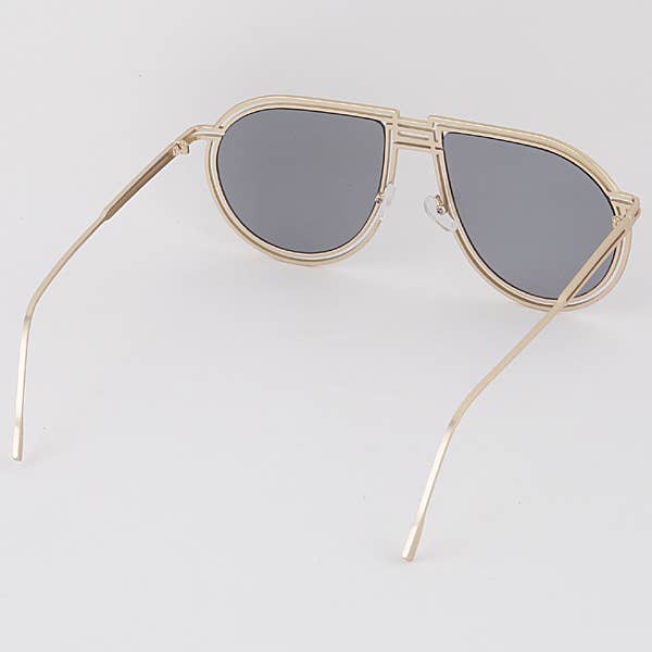 MIX COLOR Double Lined Teardrop Sunglasses for wholesale on Faire5