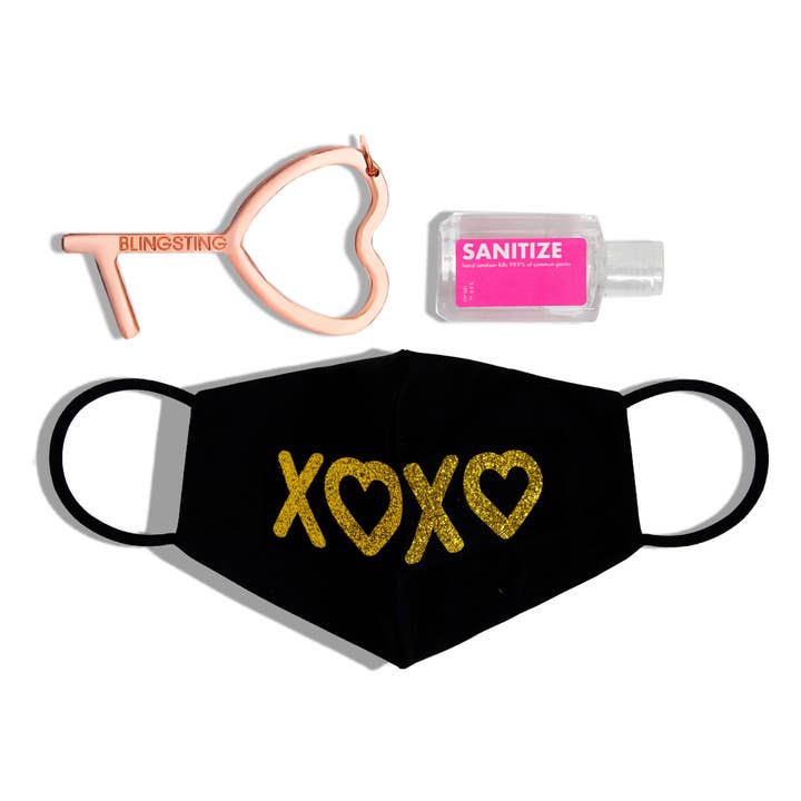 Clean Queen Kit de protection personnelle, poignée RoseGold pour la vente par BLINGSTING