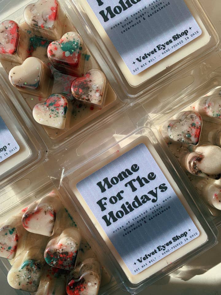 Home For The Holidays Wax Melt for wholesale by Velvet Eyes Shop