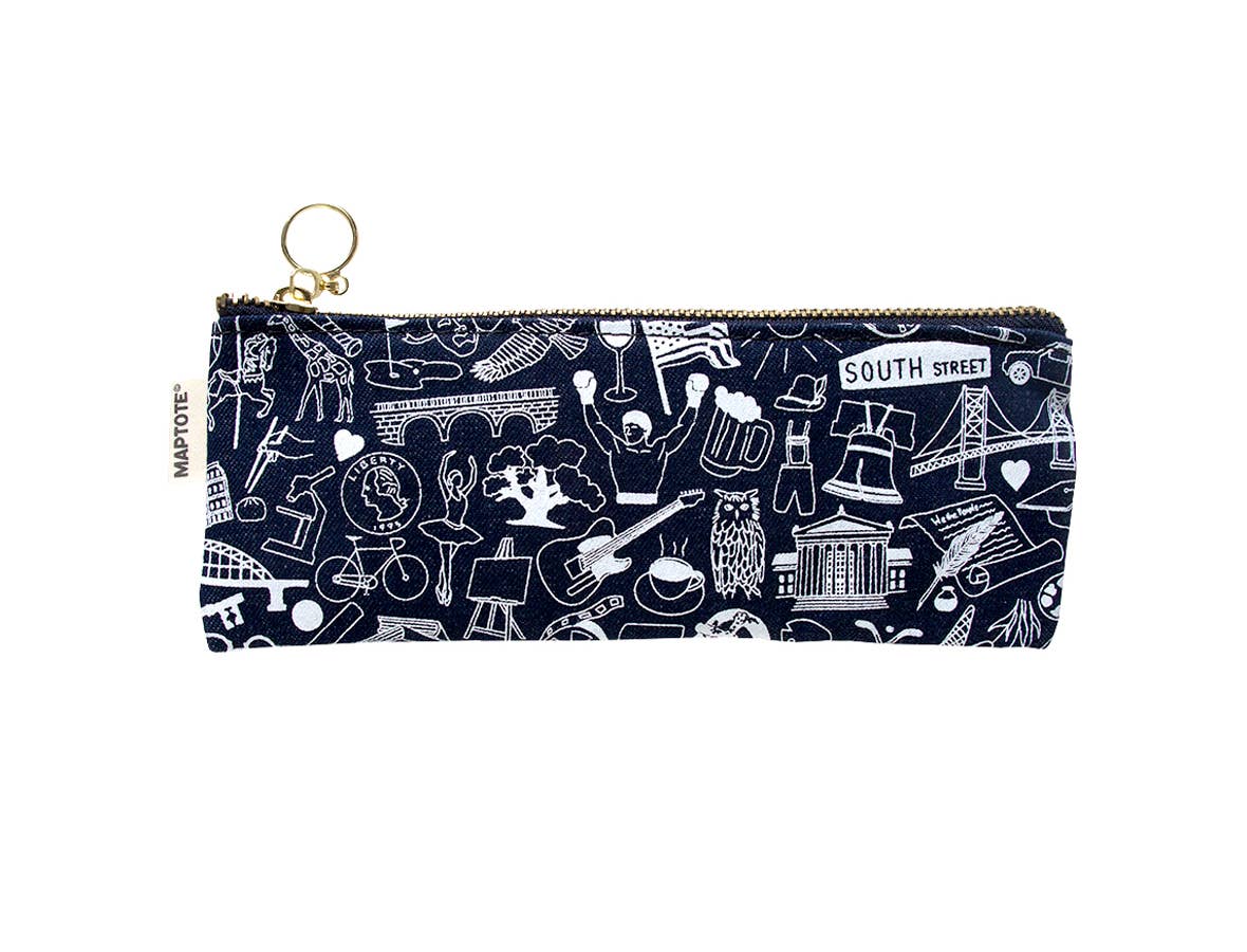 Maptote - Wholesale Pencil Case/Pouch - Philadelphia Pencil Pouch5