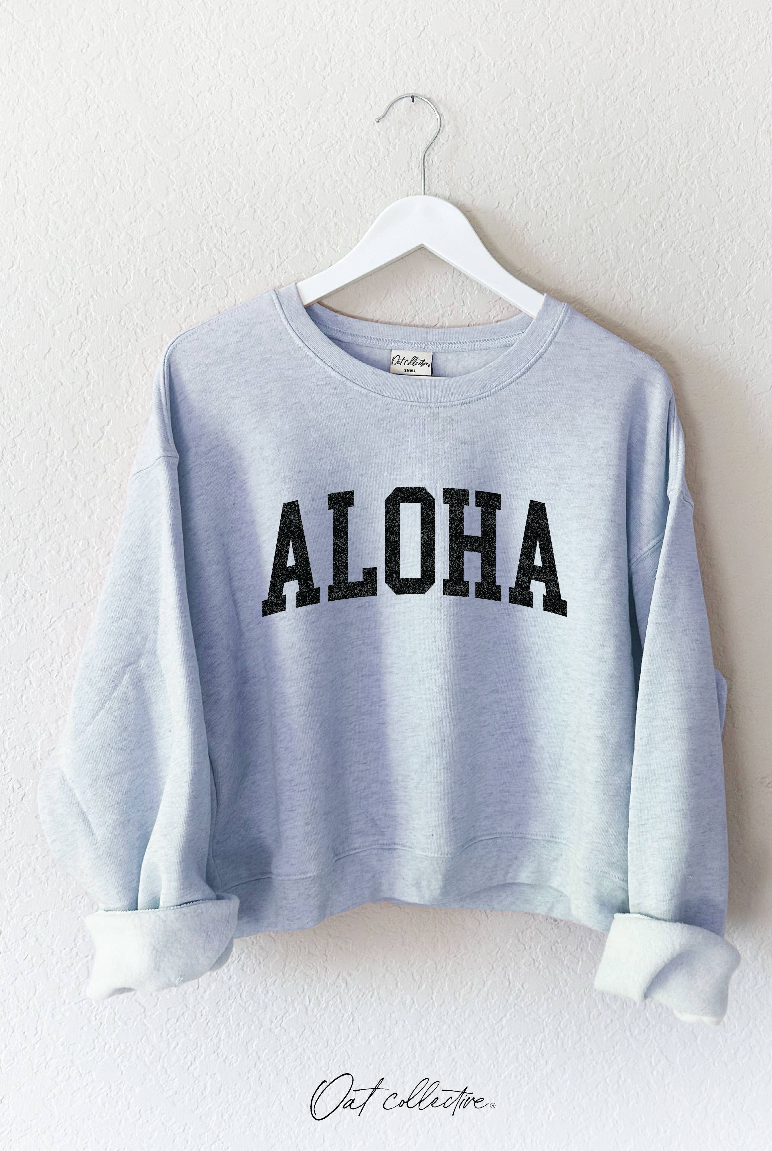 OAT COLLECTIVE - Vendita all'ingrosso Felpa stampata - Donna - Felpa Grafica ALOHA Mid4