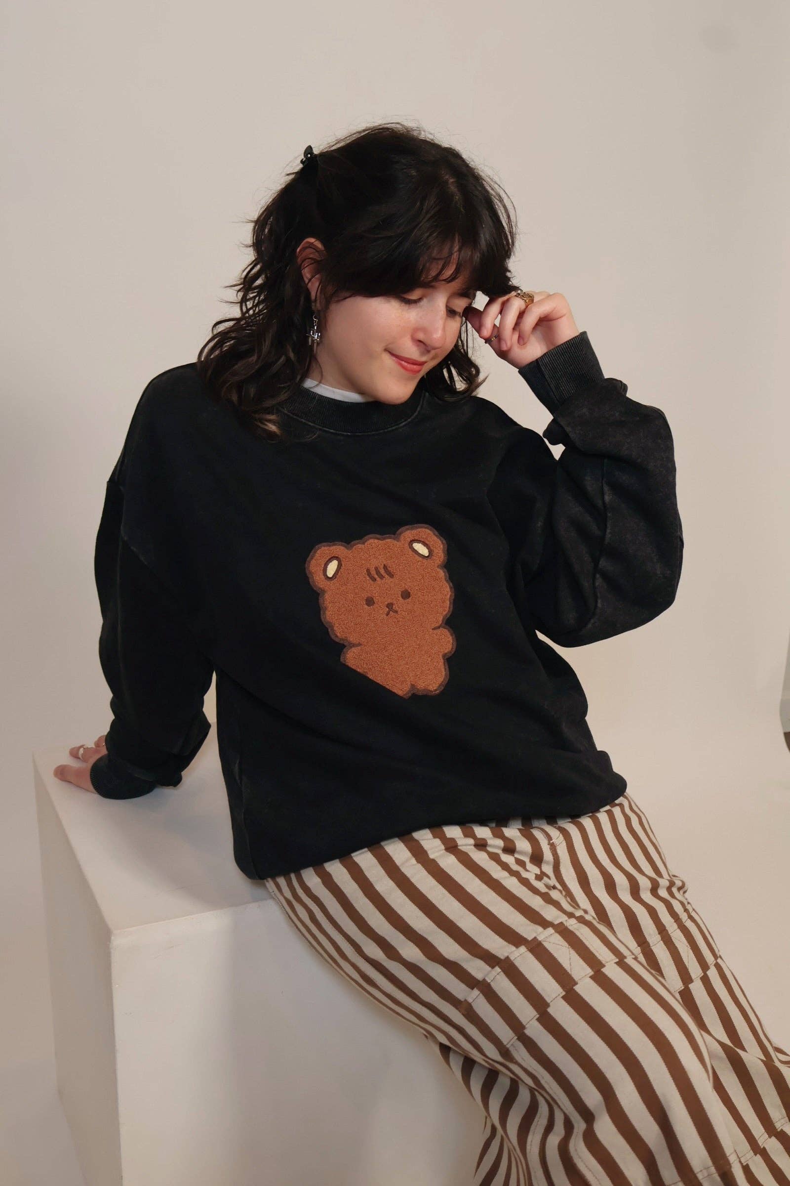 Chocolett - Wholesale Sweatshirt - Women's - Teddy Crew Neck2