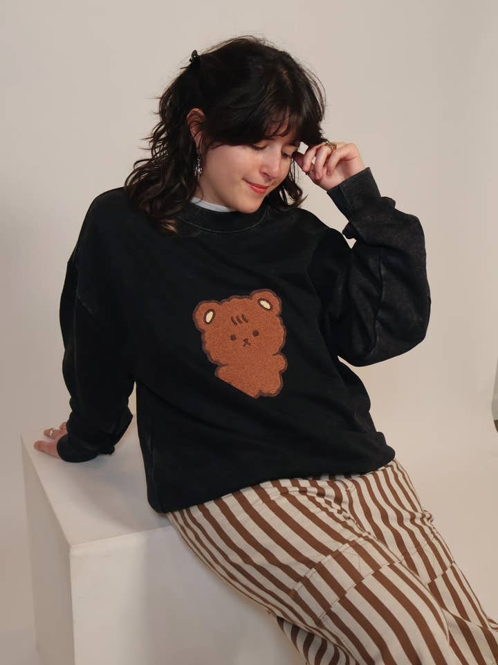 Chocolett - Venta al por mayor Sudadera - Mujer - Cuello Redondo Teddy2