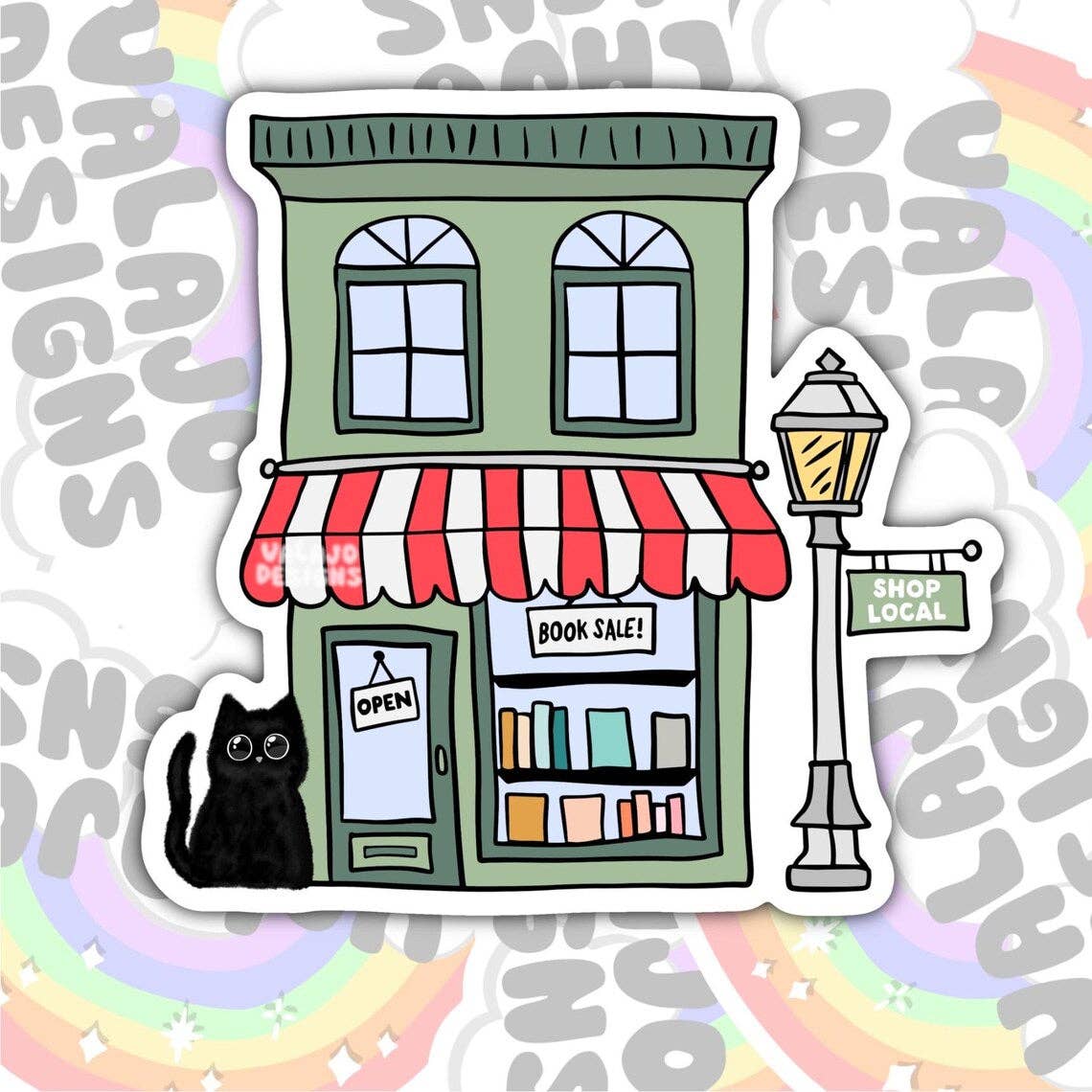 Valajo Designs – Engroshandel Klistermærke – Boghandel Bogudsalg Klistermærke, Vandtæt Klistermærke0