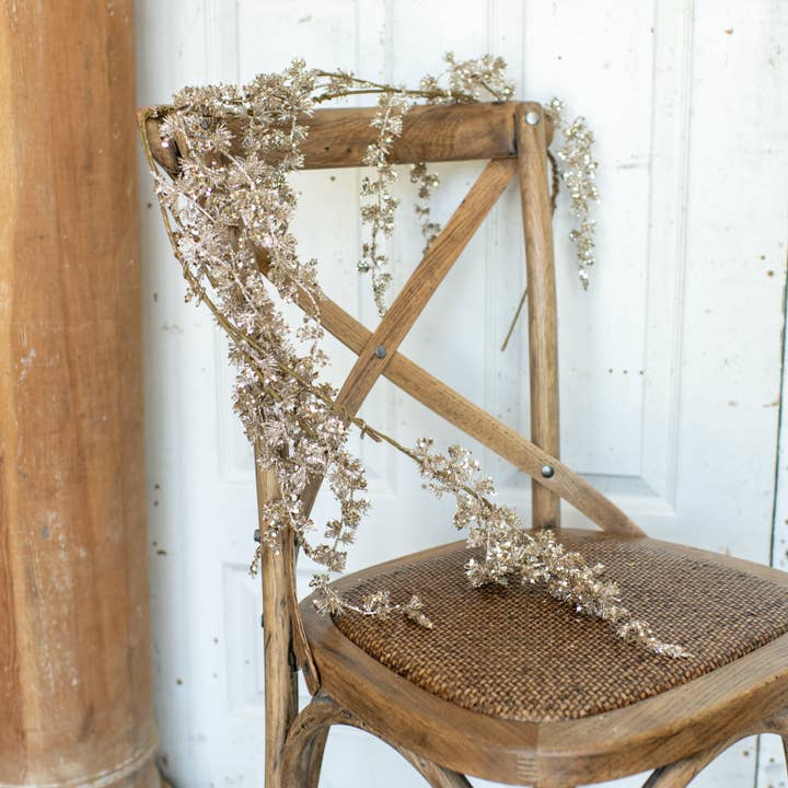 Ragon House - Wholesale Artificial Plant - 60" DRAPING CHAMPAGNE GLITTER BUDS