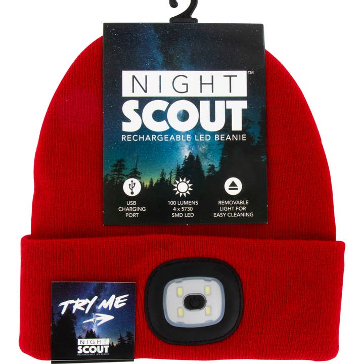 DM Merchandising - Wholesale Beanie - Unisex - Night Scope Rechargeable LED Beanie Open Stock