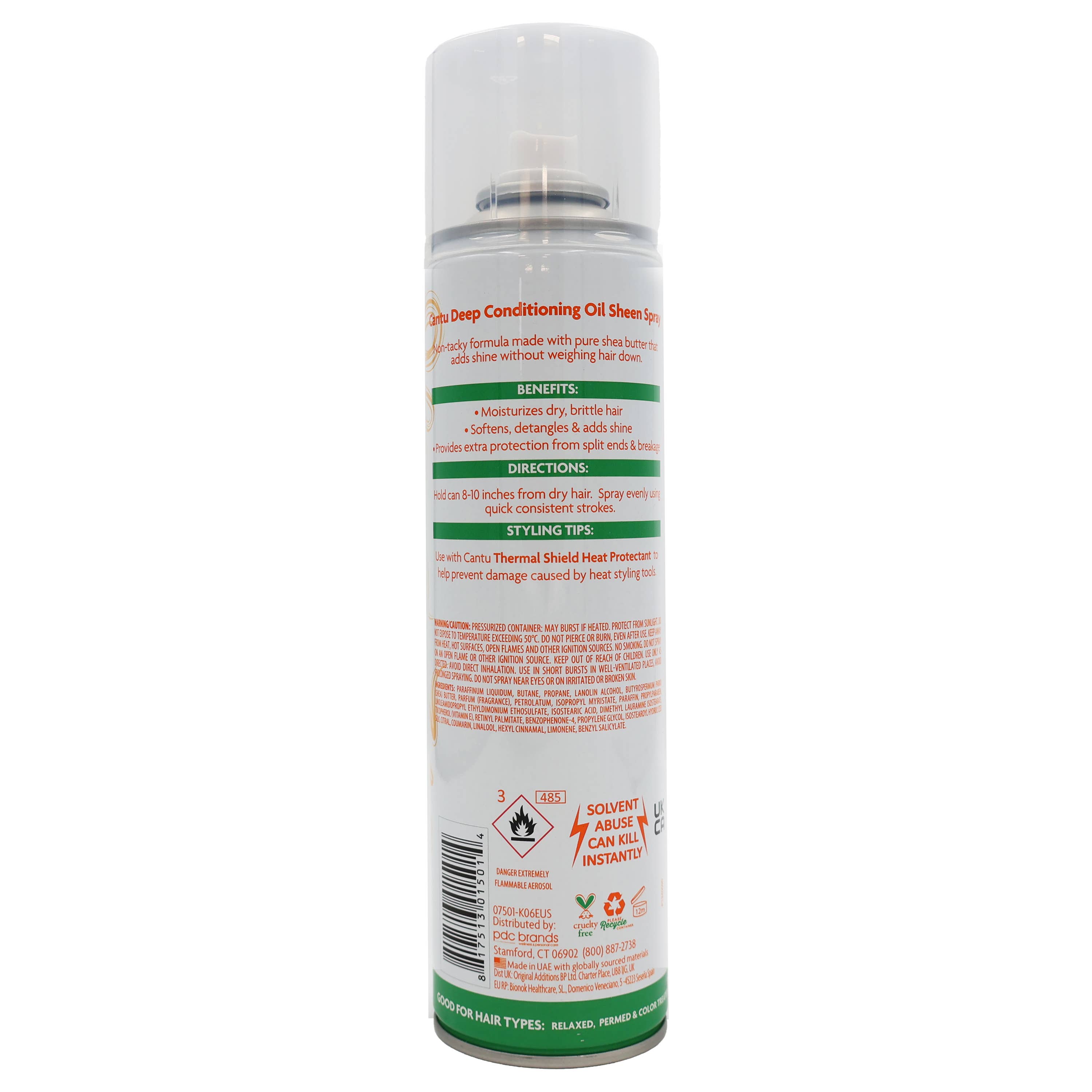 KT Supply - Vente Laque - Spray lustrant à l'huile de karité Cantu, 10 oz.1