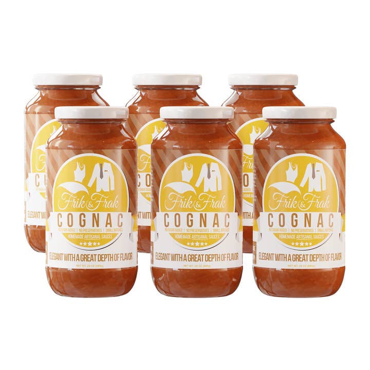 Cognac - Creamy Pink Sauce With Brandy for wholesale by Frik and Frak Foods