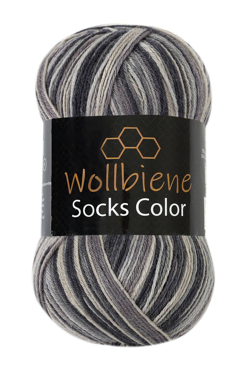Wollbiene - Venta al por mayor Hilos - Hilo para calcetines Wool Bee Socks Color, 100 g, grosor 4 hebras20