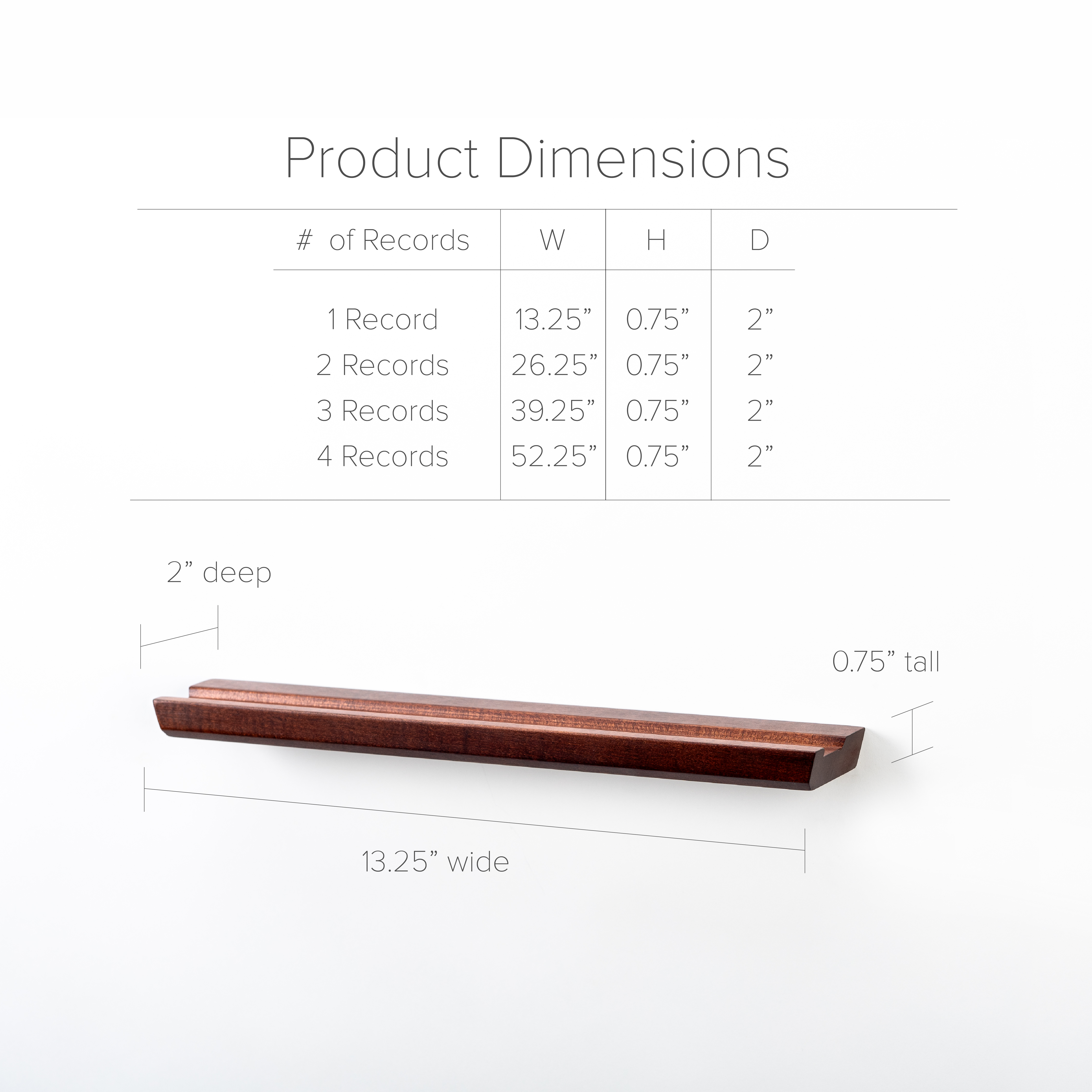 Well Made - Wholesale Wall Mounted Shelf - Vinyl Record Display Shelf3