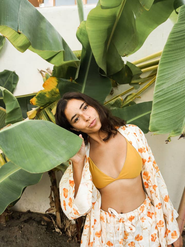 Robe Ingrid en Coquelicot pour la vente par by kvp