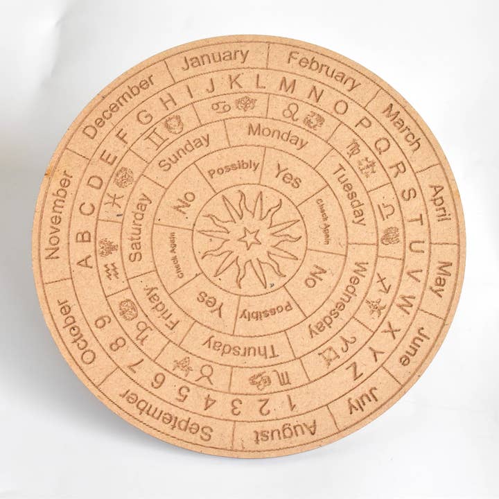 Soothing Crystals - Wholesale Meditation Supplies - 6" Dowsing Pendulum Board | Dowsing Board | Grid Board3