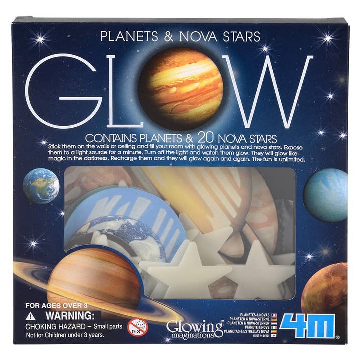 The Toy Network - Wholesale DIY Craft Kit - Kids - Glow Planets & Nova Stars