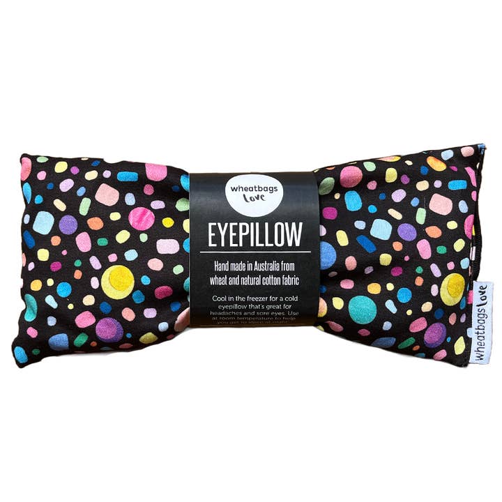 Wheatbags Love - Wholesale Spa/Therapy Pillow - Eye Pillow - Black Pebbles (Lavender Scented)