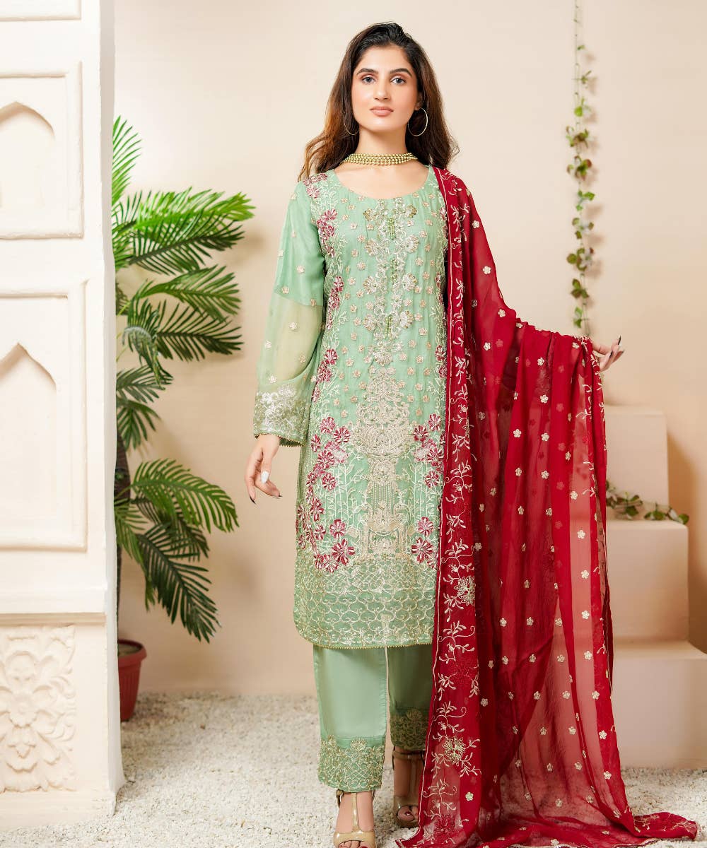 Reet - Vendita all'ingrosso Completo top e pantaloni (NON loungewear) - Donna - Camicia in chiffon con C/Emb F12-03