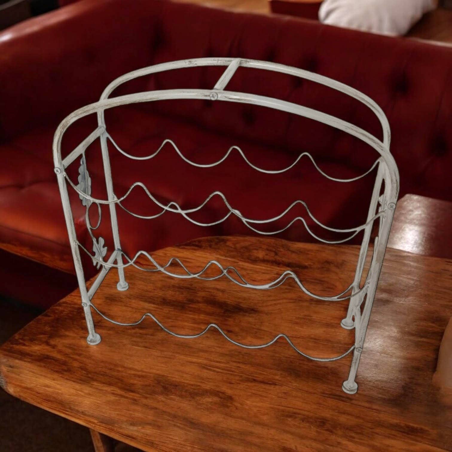 Minster Stylish Living Ltd – wholesale Bottle rack/holder – 40Cm 12 Bottle Cream Wine Holder