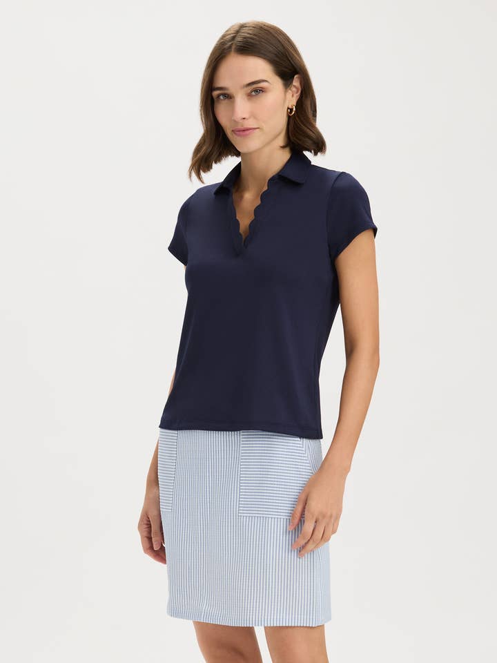 RNWK - Wholesale Polo - Women's - Scallop Performance Polo