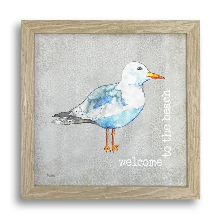 Pintura mural con gaviota, 10 x 10 para venta al por mayor de French Graffiti