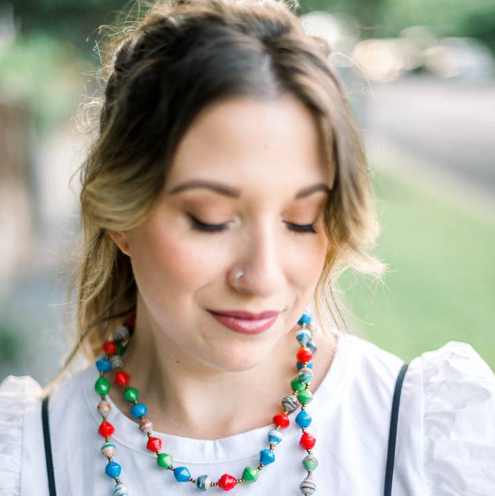 The Bead Project by TWOPU - Wholesale Beaded/Pearl Necklace - Traditional African Beads Necklace0