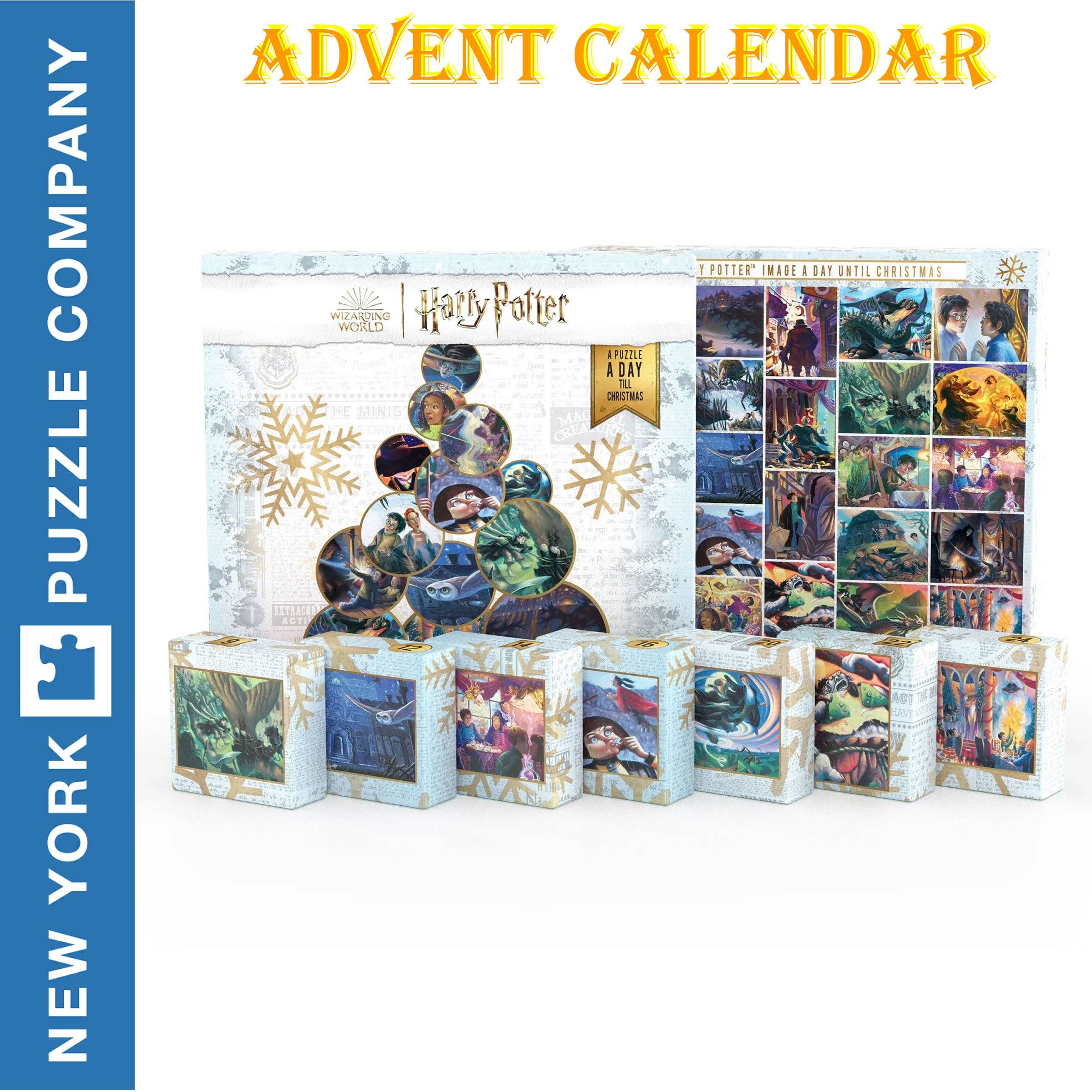 Hobby-lines – wholesale Puzzle – Adult – Harry Potter ADVENT CALENDAR New York Puzzle Company 24 mini puzzles Jigsaw NPZHP22700