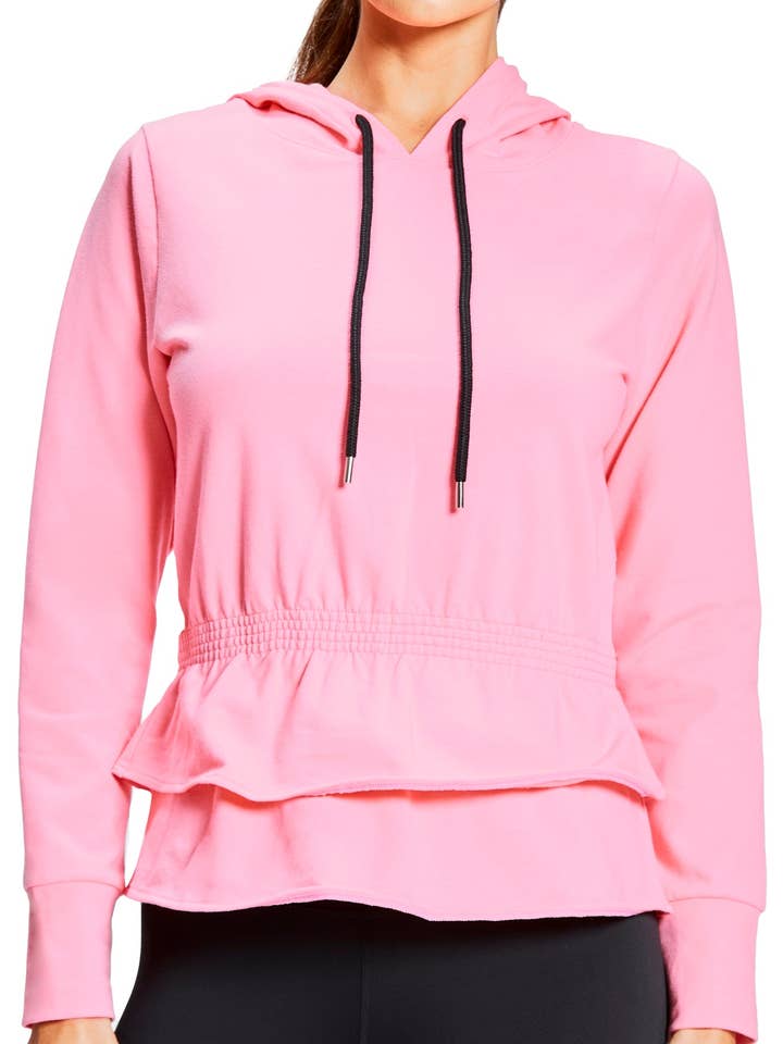 Peplum Hoodie for wholesale by Urban Savage