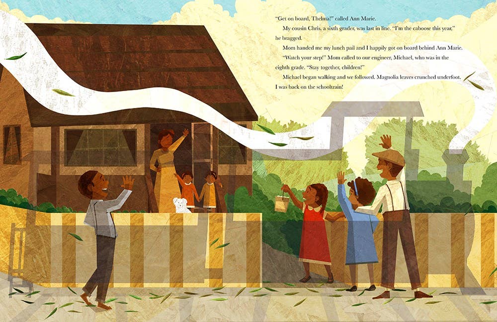 Scholastic - Wholesale Preschool Book (3-5) - All Aboard The Schooltrain: A Little Story From The Great Migration1