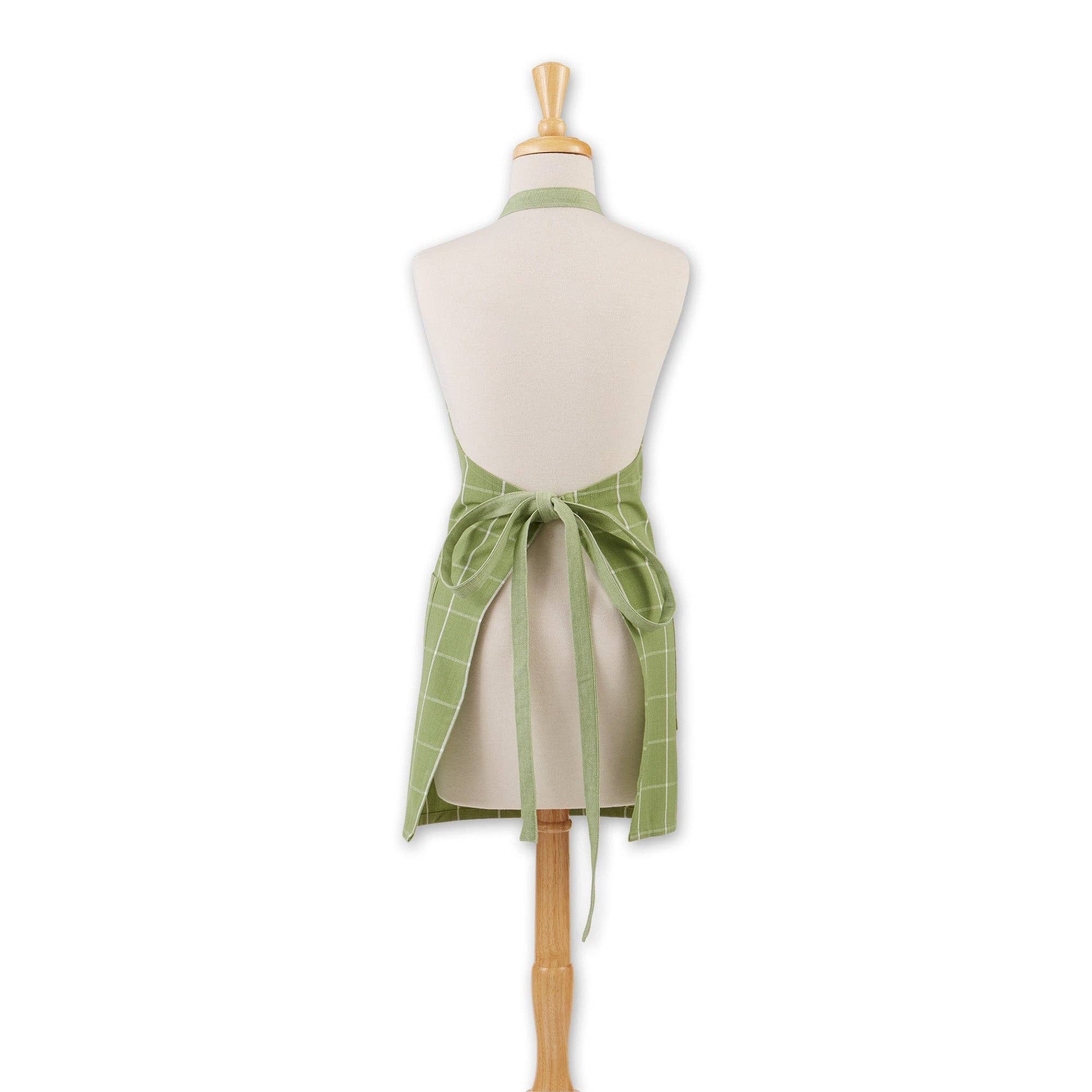 Design Imports - Wholesale Apron - Clover Windowpane Apron1