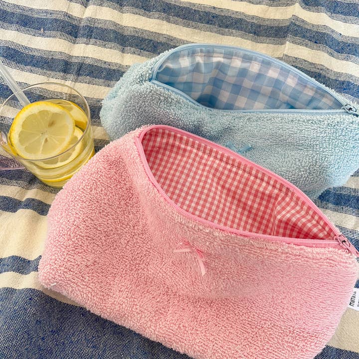 mimmi – wholesale Necessär - Unisex – Rosa handdukspåse2