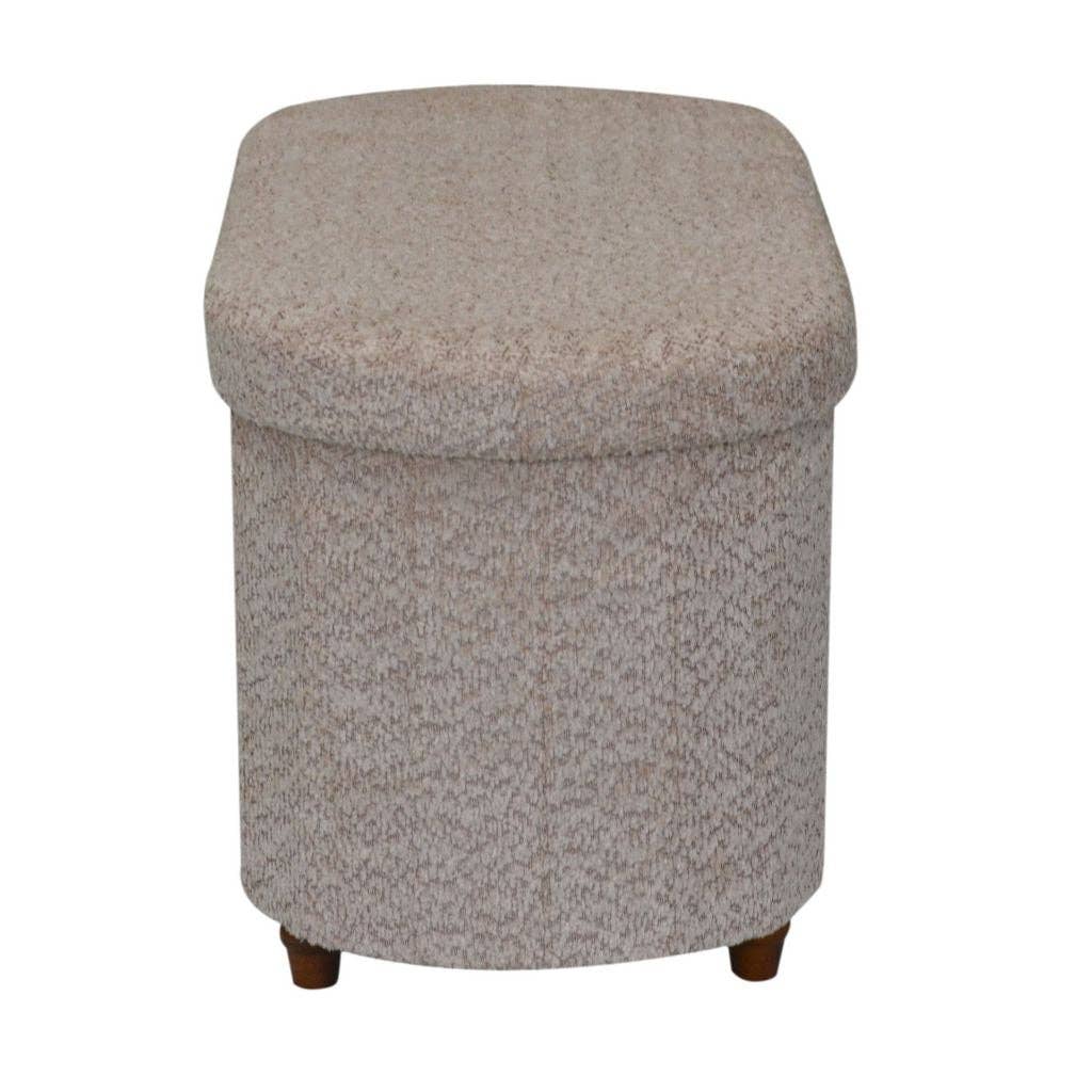 Aria Home – wholesale Ottoman – Esme Ottoman With Boucle Storage Bench5
