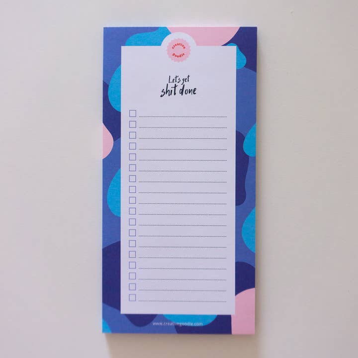 Creative Goodie - Wholesale Notepad - Let's get shit done Notepad, Daily tasks and planning4
