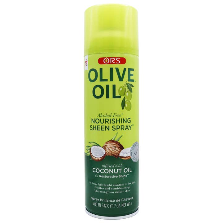 KT Supply - Vendita all'ingrosso Oli per capelli - Olio d'oliva ORS Sheen, 11.5 Oz.