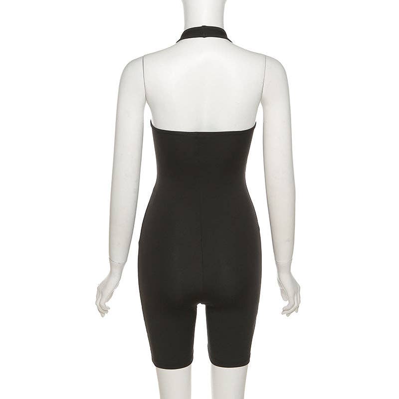 MB Fashion Wholesale - Wholesale Unitard - Women's - MB FASHION HALTER NECK YOGA JUMPSUIT 2542R9