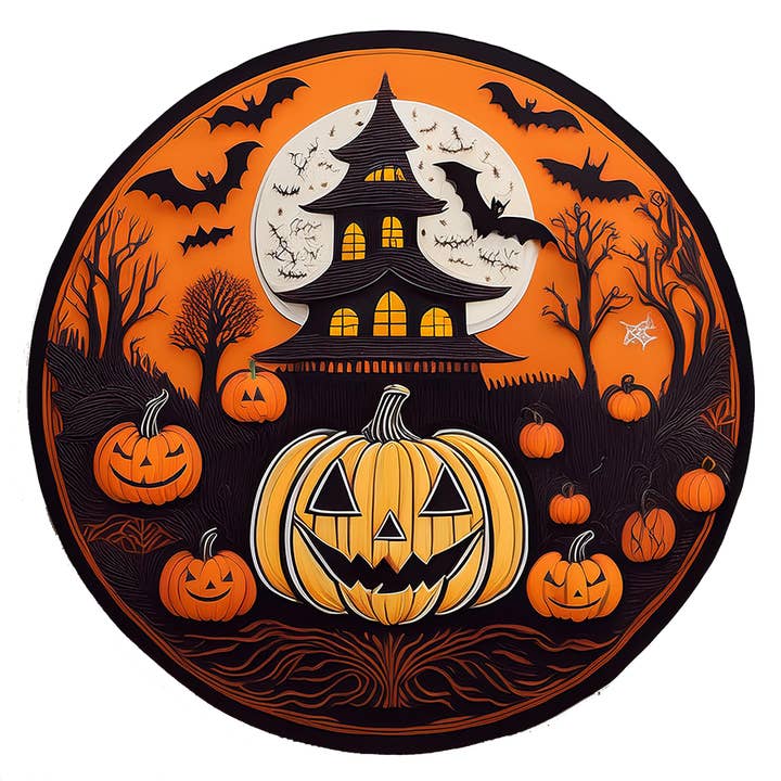 Citrouille d'Halloween 001 pour la vente par MILLER PRECISION SIGNS