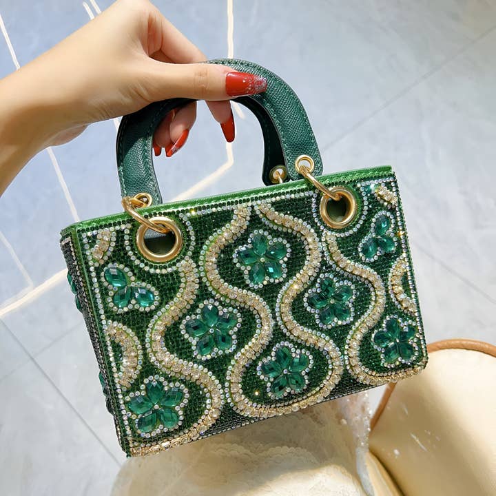 Verano Hill - Wholesale Top handle bag – women's - Kenta Emerald Handbag2