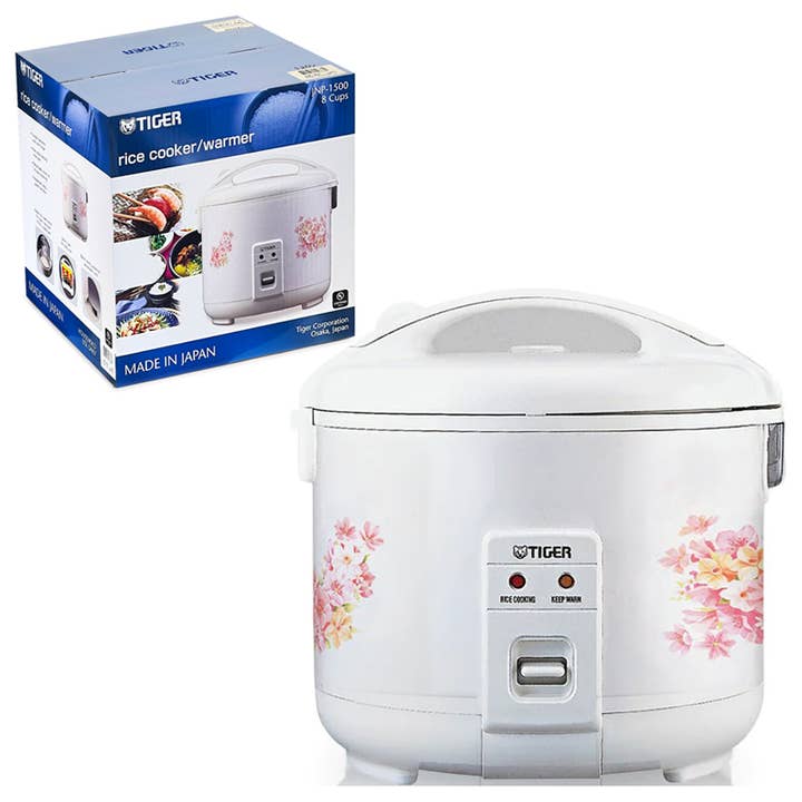 TIGER Electric Rice Cooker 8-Cup JNP1500/FL Japan for wholesale by EMC