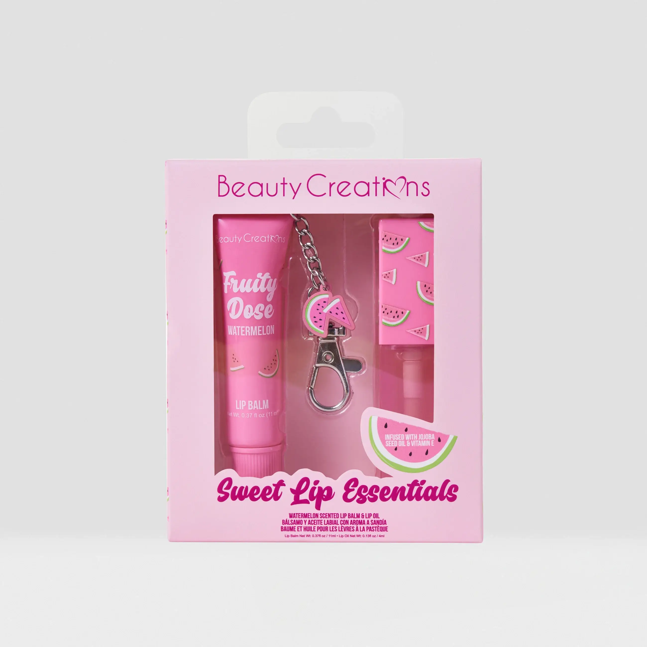 My Wholesale Fashion – wholesale Läppbalsam – Sweet Lip Essentials Set Läppbalsam Nyckelring - Vattenmelon0