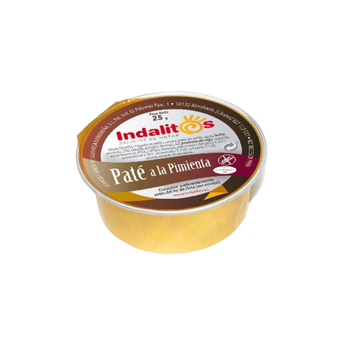 Indalitos - Wholesale Shelf Stable Prepared Meal - Pepper Pate Pate 25Gr0