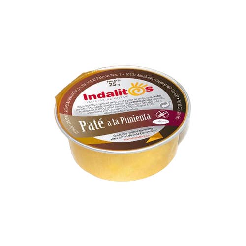 Indalitos - Wholesale Shelf Stable Prepared Meal - Pepper Pate Pate 25Gr