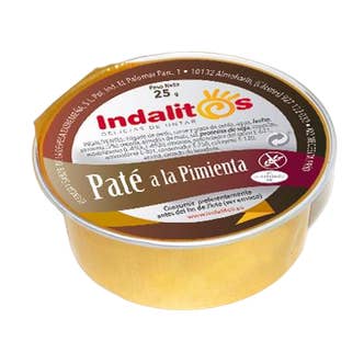 Indalitos - Wholesale Shelf Stable Prepared Meal - Pepper Pate Pate 25Gr0