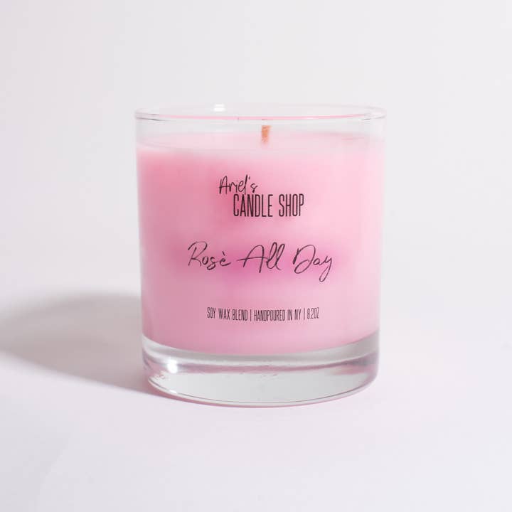 Ariel’s Candle Shop - Wholesale Jar/Filled Candle - Rose All Day Scented Candle0