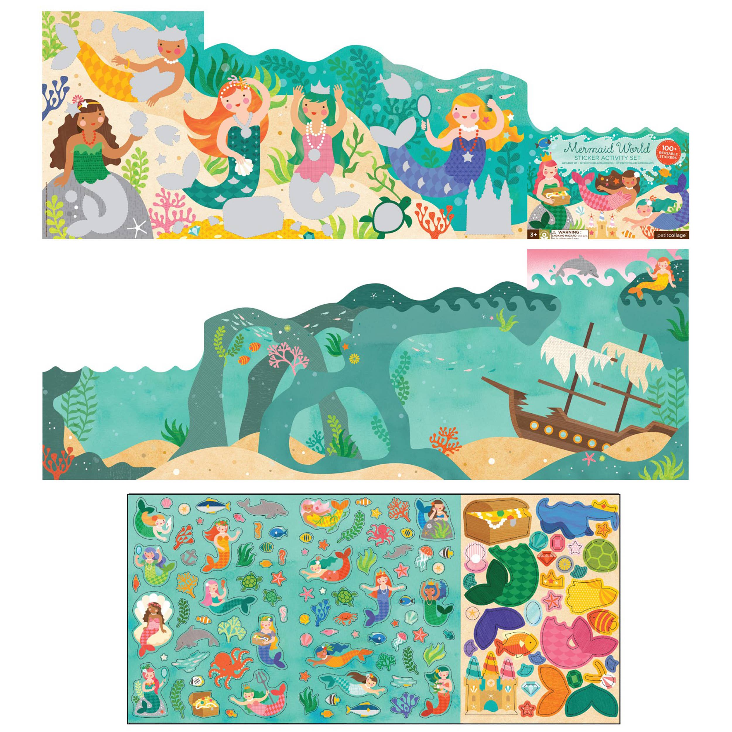 Chronicle Books - Wholesale Sticker - Kids & Baby - Mermaid World Sticker Activity Set1